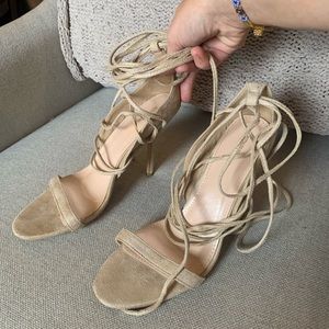 Nude Strappy Heels